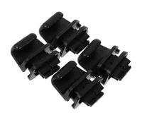Generic Rear Door Sun Shade Curtain Hook with Versatile Hook Design 4pcs Replacement Parts Black Plastic Material for Interior Use Suitable for Different Environments and Travel
