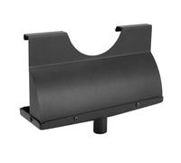 Generic Rear Grease Drainage Funnel Large Capacity Grease Catcher with Gate for Barbecue Parties Heavy Duty Iron