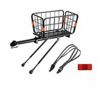 Generic Rear Rack Stable Bike Accessory With Multi Hole Adjustment And Side Guard Panels For Secure Loads Suitable For Commuting And Travel Needs