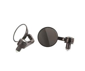 Generic Rearview Handle Bar Mirrors Chrome for Motorbikes 7/8 Inch Fit for Motorcycle Handle Bars with Swivel Head Design and 3 Inch Diameter for Safe Passing