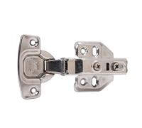 Generic Rebound Hinge Adjustable Soft Closing Cabinet Door Hinges for Frameless Cabinets 304 Stainless Steel 16 22mm Thickness 2 Set