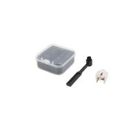 Generic Record Player Needle Fit for AT3600L 0.7 Conical Tip Sound Quality Painted White for Music Enthusiasts 1 Piece (with Brush)