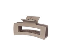 Generic Rectangular non-slip grip clip simple frosted back of the head hair clips(brown,8.5 * 5cm)