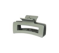 Generic Rectangular non-slip grip clip simple frosted back of the head hair clips(dark green,8.5 * 5cm)