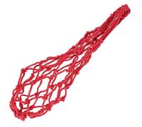 Generic Red Polyester Hanging Chicken Feeder with Foraging Basket Design, Stimulates Foraging Instinct and Holds Fruits and Vegetables for Feeding Chickens in Coops
