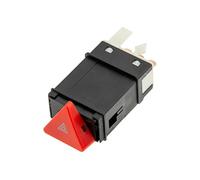 Generic Red Push Button Hazard Warning Light Switch for Vw Amarok 2011, Lupo 1998, Polo 1999, Transporter T4 1990-6N0953235B