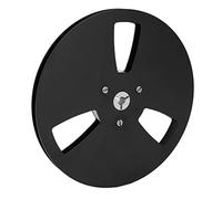 Generic Reel To Reel Tape, 1/4 7 Inch Empty Tape With Universal 3 Holes Aluminum Alloy Open Takeup 1/4 7 Inch Empty for NAB Black