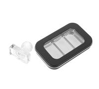 Generic Refillable Empty Eyeshadow Palette Mini Makeup Box with Magnetic System Lid Builtin Pressing Plate for Travel Mix and Match Eyeshadow Trays