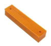 Generic Reflective post markers 6pcs rectangular acrylic driveway boundary markers for parking lots weather resistant