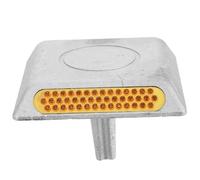 Generic Reflective Safety Raised Profile with Aluminum Markers Road and Night Visibility, Sturdy Yellow Reflectors Roadside Parking Lots Driveway for Highway and Pavement Use