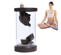 Generic Reflux ENGUE Cardness-Windshield Incense Burner, Incense Holder Discharge | Creative Teapot Incense Burner Holder, Purple Sand Incense Incense Ornament