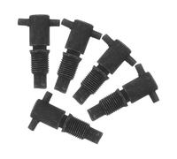 Generic Release Valve Screw Kit 5Pcs for 20-Ton Hydraulic Vertical Floor Jack Pump Plug for Automotive Maintenance