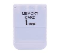 Generic Reliable 1MB Memory Card for 1 Essential for Gamers Plastic White Color