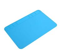Generic Repair Mat Heat Resistant Silicone Solder Station Pad for Electronics Workbench Maintenance Platform, Blue Color 11.8 X 7.9in for Travelers or DIY Enthusiasts