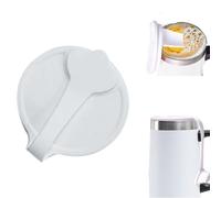 Generic Replacement 24oz Tumbler Lid for Stanley Beer Cup, Foam Proof Tumbler Covers, Leakproof and Spill Proof Flip Top Beer Mug Lid, White, Polypropylene