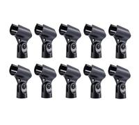 Generic Replacement A25D Microphone Clip Clamp Holder for Shure PGA48, PGA57, PGA58, PGA81, SM48, SM57, SM58, SM94, SM137, 565, 545, Beta 57, Beta 58, KSM8 and KSM9 Microphones, 10 Pack