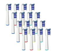 Generic Replacement Brush Heads Compatible with OralB Tri-Zone, Deep Cleaning, Precise Fit, Soft Dupont Bristles for Gentle Gum Care (16 Pack)