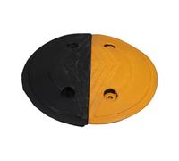 Generic Replacement Bump Caps for Speed Bumps 2 pcs Rubber End Parts High Visibility for Road Safety Easy to Fit Alert Drivers