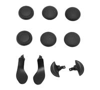 Generic Replacement Joystick Grips and Paddles for Enhanced Gaming Experience Compatible with Wireless Game Controller Comfortable Rubber and Steel Material (Black)