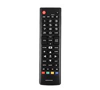 Generic Replacement Remote Control for AKB74915304 TV, Wearable Black Design, Easy to Use, Ideal for TV Viewing, 2 AAA Batteries Required