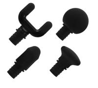 Generic Replacement Silicone Massager Gun Heads for Deep Tissue Massage, Portable and Sturdy Massage Attachments, Flat, and Long Strip Shapes, for Athletes and Home Use