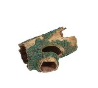 Generic Reptile Habitat Shelter Log Cave Decor Refuge Tree Trunk Hide Terrarium Shelter Resin Hideaway And Hide Space blends organically suitable for snakes, Landscaping Moss Tree Hole Hideout
