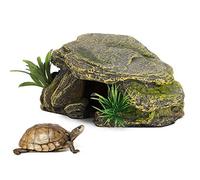 Generic Reptile Safe and Vibrant Hiding Caves for Reptiles, Fish Tanks, and Amphibians, 6.3x3.7x2.6in Resin Shelter for Living, Suitable for Various Scenes