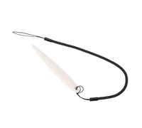 Generic Resistive Stylus Pen with Anti Lost Spring Rope for Accurate Touch on POS and PDA Systems, 1 X Lightweight Plastic Tool (White)
