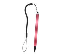 Generic Resistive Touch Pen with Spring Rope for Scratch-Free Writing on POS and PDA Devices, Durable Design, Pack of 2 (Red)