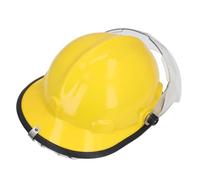 Generic Retardant Fire Rescue Helmet, Shock Resistant Hard Hat with Face Shield, Suitable for Firefighters