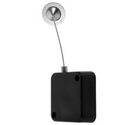 Generic Retractable Cable Lock Case with Steel Wire and Plastic Material, Anti-Lost Telescopic Cord Lock for Tablets and Earphones, for Mobile Phone Shops and Table Displays, Prevents Loss