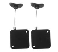 Generic Retractable Cable Lock Security Cable Lock with Automatic Retractable Design 2pcs and Theft-Proof Steel Wire Sturdy Metal and Plastic Remote Control Anti-Lost for Outdoor Use