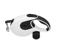 Generic Retractable Dog Leash, 26.24ft Enduring Tape Ergonomic Handle Automatic Telescopic Tractor Dog Leash with Adjustable Length & Convenient Storage for Outdoor Pets Walking