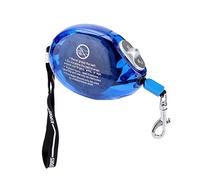 Generic Retractable Dog Leash for Small and Medium Dogs Soft and Comfortable Dog Collar with Automatic Locking System for Easy Control 1 Unit (Blue)