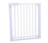 Generic Retractable Pet Gate with Lock, Easy Installation Adjustable Indoor Dog Gate for Doorway, Lockable Door Puppy, Material: Iron, Applicable Width: 29.5-32.3", for Home Safety