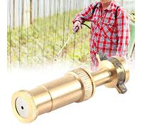 Generic Retractable Round Hole Single Spray Head Atomization Nozzle Copper Sprayer Accessory for Garden Flower Irrigation