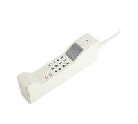 Generic Retro Cell Phone Ornament Decoration Model Big Iron Telephone Decorative Props Furnishings Vivid Material Hong Style for Decorative Ornaments Vintage Adornment Mobiles (White)