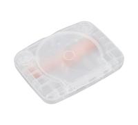 Generic Retro Console Replacement Case for PS1, Translucent Shell Kit Compatible with SCPH 001 101 102 103, Stylish Housing for Gamers, Premium Quality ABS Material (Transparent White)