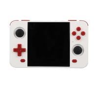 Generic Retro Gaming Console, Powerful Chip Handheld Game Console Top L and R Buttons 4 Inch IPS Color Screen for Daily Entertainment (White)