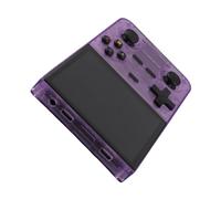 Generic Retro Handheld Game Console with HD Color Screen Dual Joystick for Leisure Entertainment, ABS 3.5inch Handheld Game Player for Adults and Kids (Purple)