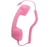 Generic Retro Phone Handset USB C for Smartphones, Radiation Proof with 3.5mm Connection, High Volume ABS Material, Perfect for Everyday Use, 1 Unit (Pink)