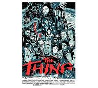 Generic Retro Poster - The Thing 1982 Movie - 11.69 x 8.31 inches - Living Room Decoration