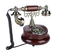 Generic Retro Vintage Telephone Antique Design Corded Phone for Home and Office Decoration ABS Material