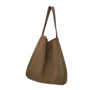 Generic Retro Women's Shoulder Bag for Shopping, School, and Studying, Camel