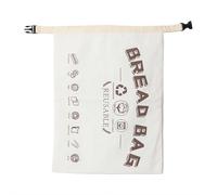 Generic Reusable Beeswax Bread Bags for Sourdough, Homemade Bread, XL Capacity, Eco-Friendly, Breathable, Self Seal Closure, White, 16.77" x 12.48"