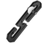 Generic Reusable Clothesline Rope Separator Spreader Pulley for Heavy Duty Long Clotheslines, Aluminium and Plastic Material, Multi-functional Use for Indoor and Outdoor Laundry Drying