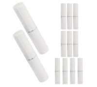 Generic Reusable Empty Lip Balm Tubes with Sleek Modern Design 12pcs 2.8g Plastic Lipstick Containers for Handmade Cosmetic and Makeup Kit Storage