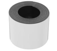 Generic Reusable Magnetic Name Tags Labels 50mm Writable and Erasable White Multipurpose Magnetic Strips for Refrigerator Whiteboards and Storage Organization 3m Roll