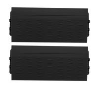 Generic Reusable Threshold Ramp and Plastic Material 2pcs with Slipresistant Design Featuring Greater Accessibility and Single Buckle for Robot Vacuum Suitable for Home and Garage Use