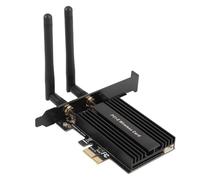 Generic Revolutionary PCI-E M.2 KEY-E WiFi Card with Antennas for Lag- Gaming, 5.0, WPA3 Security - Compatible Devices and Accessories Included